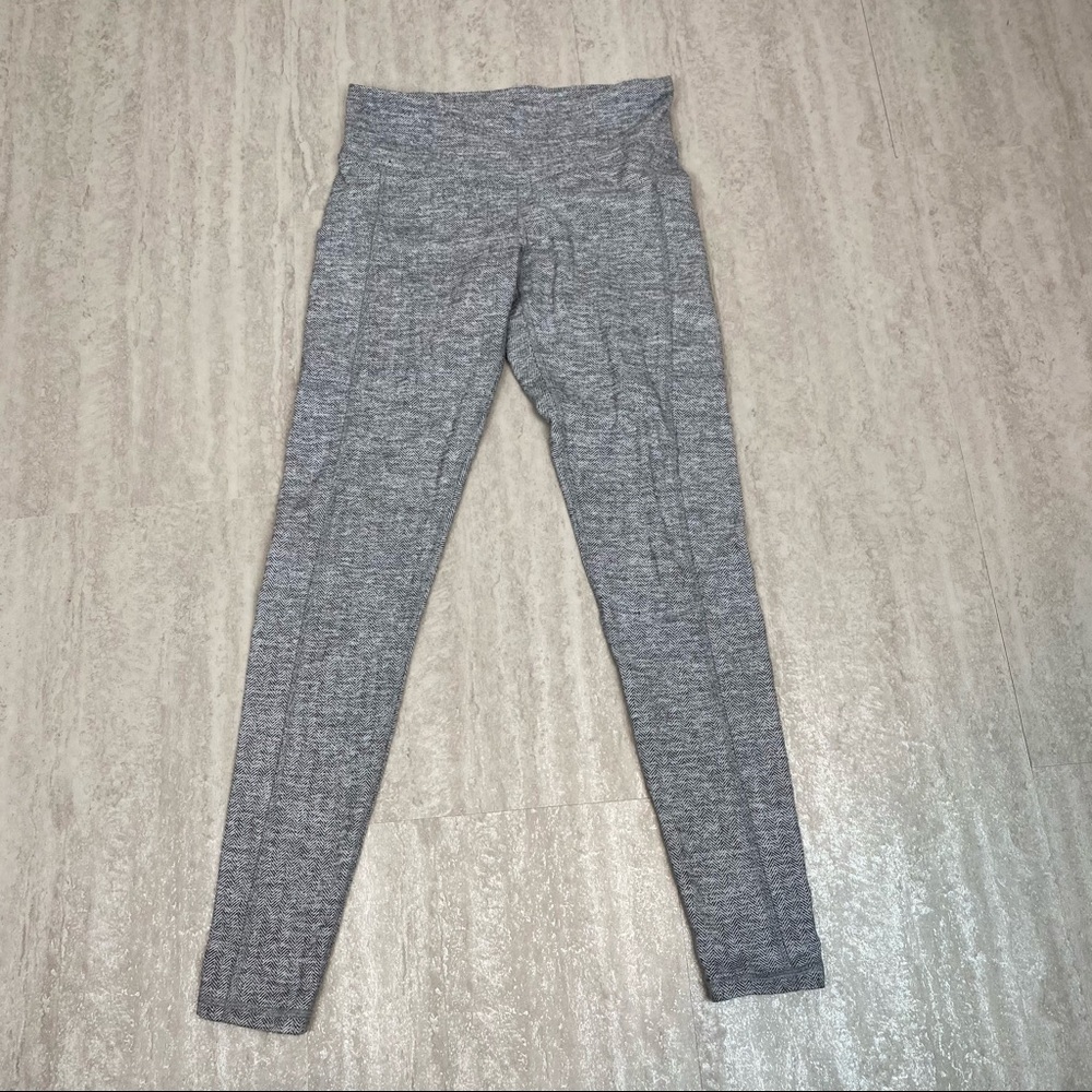 Champion knit leggings pockets grey small